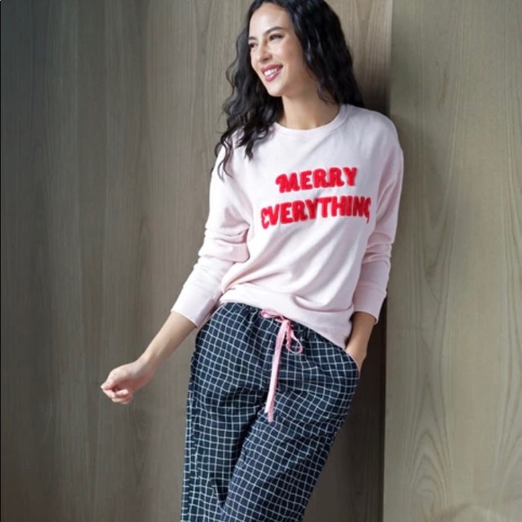 SOLD NWT “Merry Everything” crewneck sweatshirt - size Medium by Shiraleah - Picture 3 of 5